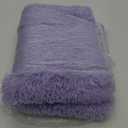 FVVRAX 2x6 ft Ultra Soft Shag Area Runner - Plush Fluffy Non-Shedding Rug for Bedroom & Living Room, Modern Home Decor Bedside Carpet for Kids Nursery Dorms, Easy Clean, Light Purple/Lavender