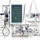 6 Pcs Employee Appreciation Gifts for Women, Thank You Gift Set for Coworker, Staff, Teacher, Nurse, Team Recognition Gifts for Work Anniversary, Farewell, Promotion(Retro Style)