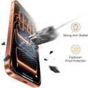 SMARTDEVIL 2 Pack for iPhone 17 Pro Max Screen Protector, 9H Hardness Military Grade Shatterproof, HD Clear Tempered Glass with Auto Dust-Elimination, Bubble Free, Easy Installation, Case Friendly