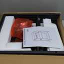 TUTOTAK Bar Cart with Removable Tray, Home Bar Serving Cart, Drink Cart, Mobile Kitchen Shelf with Wine Rack and Glass Holder, Rolling Beverage Cart for Living Room, Kitchen, Brown BC01BB036