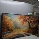 YDYSUNE Landscape Canvas Poster Wall Art Vintage Countryside Field Path Scenery Picture Print Wall Decor Retro Painting Artwork for Modern Home Bedroom Office 29x58inch