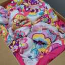 Intelligent Design Camille Comforter Set, Vibrant Flowers Design All Season Teen Bedding, Matching Sham, Decorative Pillow, Girls Bedroom Dcor, Full/Queen, Pink 4 Piece