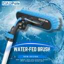 IGADPole 24 FT Water-Fed Washing Kit with Soap-Dispenser, Brush, 10 Squeegee & Cobweb Duster for Windows, Gutters, Solar Panels & Exterior Walls