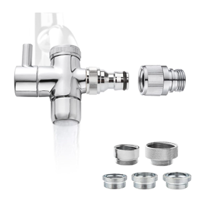 Sneatup Faucet Aerator to Garden Hose Diverter (5 adapters + Quick Connector)