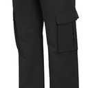 GLAMIX Women's Maternity Cargo Pants with Four Pockets Over The Belly Scrub Pants Pregnancy Clothes, M