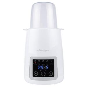 The First Years Gentle Warmth Digital Baby Bottle Warmer - Bottle Warmer for Breastmilk, Baby Formula, and Baby Food - Includes Milk Warmer, Basket, and Cup - White