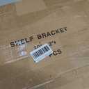 24Pcs 5 x 4 Inch Black Shelf Brackets, Heavy-Duty Metal Steel Corner L Brackets for Shelves Shelf, Bookshelf, Garden Boards, Wall Hanging Shelves Decoration Clapboard