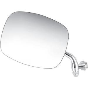 Side View Mirror Left 211857513F Luxury Zinc Diecasting Version(Not Stainless Steel Housing) Chrome For 1968-79 Bus 1973-74 Thing, Driver Side