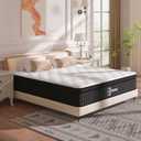 CRYREINA Queen Mattress, 12 Inch Queen Hybrid Mattress in a Box, Upgrade Individually Pocket Springs, Medium Firm, Pressure Relief, Breathable Comfort and Durable