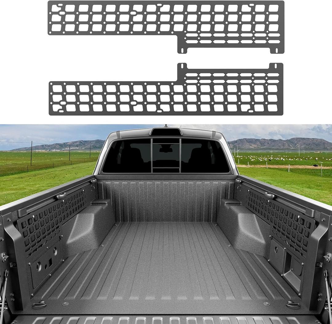 5FT Side Bed Molle Panel Compatible with 05-23 Tacoma Truck Bed Panel System 5FT Side Bed Molle Panel Replacement for 2005-2023 Toyota Tacoma Accessories(2005-2023,Side Bed Molle Panel)