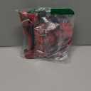 Funfox Dog Harness No Pull, Adjustable Pet Vest Harness, Super Soft Material with Vertical Handle Easy Control, Reflective Night Walking, 2 Leash Clips for Large Dogs, Red, L