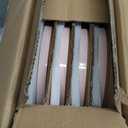 AmorArc Ceramic Dinnerware Set for 4 | Speckled Stoneware Plates and Bowls with unglazed terracotta | Scratch Resistant, Dishwasher & Microwave Safe Dishes Sets- 12-Pcs Pink