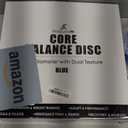 ProsourceFit Core Balance Disc Trainer, 14 Diameter with Pump for Improving Posture, Fitness, Stability (Blue)