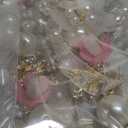 Retrowavy 2 Pcs Flower Girl Headpiece, Flower Girl Hair Accessories Rhinestone Crystal Princess Pearl Headband Bridal Hair Headband for Wedding First Communion(Pink)