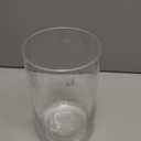 ARIAMOTION Hurricane Candle Holder for Pillar Glass Cylinder Vase Modern Rustic Centerpiece Clear Seeded Home Decor for Kitchen Table Living Room 8" H 1 Pack