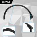 SecosAutoparts Fender Moulding Trim, Front Driver Side, Fit for Land Rover Discovery Sport 2015-2019 2.0L l4, Replace# LR123731 LR061973, Front Left Side Wheel Moulding Fender Arch Trim
