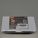 BESTTEN Keyed Entry Door Knob with Lock, Interior and Exterior Door Lock, Standard Ball, Satin Nickel