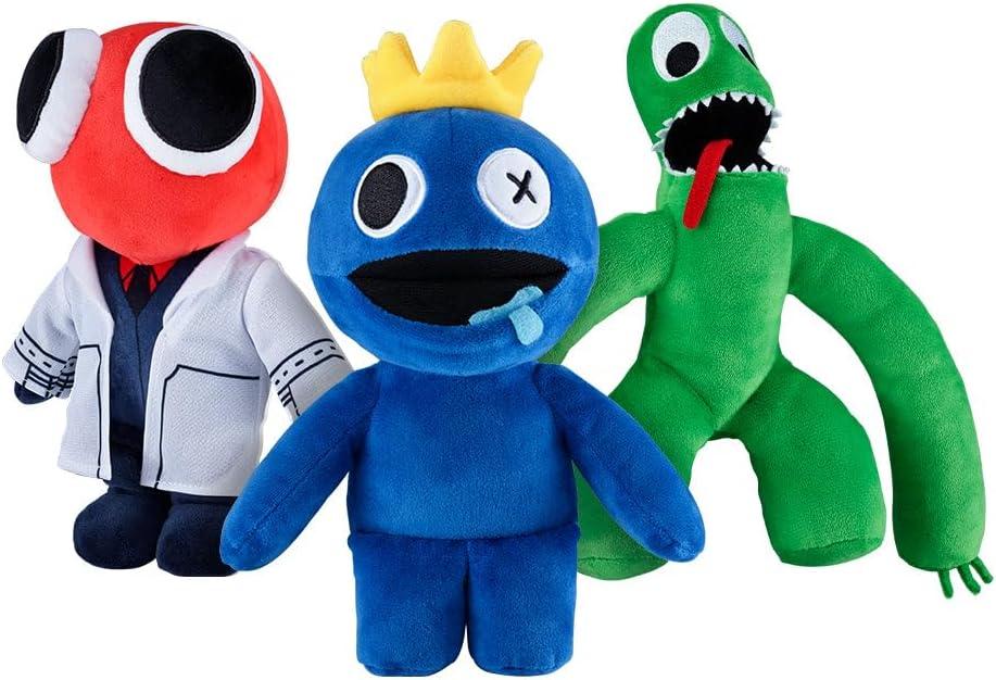 Rainbow Friends - Collectible Plushies Complete Set (Three 8" Plushies, Series 1)
