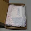 SilTriangle 100 Pcs Christmas Veterans Thank You Gift Bag Veterans Gift Bulk Red Blue EVA Cosmetic Bag American Flag Thank You for Your Service Patriotic USA Party Favors for Men Soldier