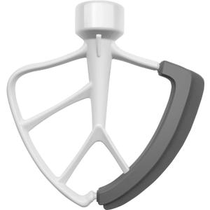 KITCHPOWER 4.5-5 Quart Flex Edge Beater for KitchenAid Tilt-Head Stand Mixers White