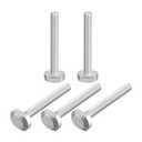 uxcell T-Slot Bolts, 5pcs M6x50mm T Slot Drop-in Stud Sliding Bolts 304 Stainless Steel T Shape Screws for T Track