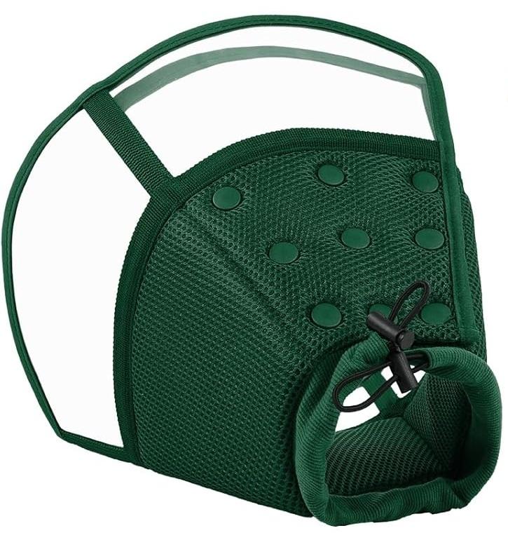 Kuoser Dog Cone Collar After Surgery, Soft Cone for Dogs to Stop Licking, Breathable Pet Recovery Collar Comfy Elizabethan Collars, Adjustable Protective Dog Cones for Dogs, Green