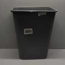 Rubbermaid Commercial Products Deskside Wastebasket/Trash Can, 10.25-Gallon/41-Quart, Gray, Plastic, Garbage Can for Home/Office, Fits Under Desk/Sink/Cabinet