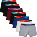 INNERSY Boys' Boxer Briefs Cotton Breathable Underwear L (12-14 Y)7 Pack