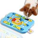 LUWALLNEY Interactive Dog Puzzle Toy for Large, Medium, Small Dogs and Cats, 4 Ways to Play, Slow Feeder, Promotes Digestion, Easy to Clean, 1.54 Pounds