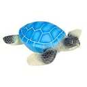 Sea Turtle Tabletop Home Decor Figurine, Blue, Silver