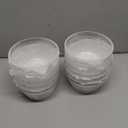 12 Pack Small Glass Bowls Set, 12 Oz Fluted Prep Dessert Bowls for Kitchen, Stackable Snack Serving Bowls Side Dishes for Ice Cream, Dipping, Yogurt, Cereal, Candy