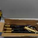 Modern Chandelier Ceiling Light Fixture Sputnik Chandeliers Gold and Black Farmhouse Chandelier Over Table 12-Light Height Adjustable Chandeliers for Dining Room, Living Room,Kitchen Island