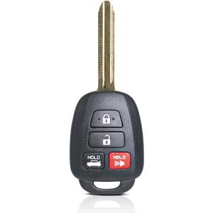 MechanMagic Key Fob Remote Replacement Fits for Toyota Corolla 2014 2015 2016 2017 2018 2019/Camry 2014-2017/Tacoma 2016-2018 HYQ12BDM Keyless Entry Remote Control HYQ12BEL 89070-02880 H Chip