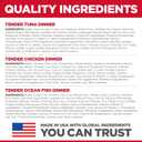 Hill's Science Diet Adult 1-6 Wet Cat Food Variety Pack, Chicken, Tuna, & Ocean Fish, 2.8 oz. Pouches, 12-Pack (EXP 09/12/26)
