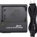 MH-61 Quick Battery Charger for Nikon EN-EL5 Battery, Compatible with Coolpix 3700, 4200, 5200, 5900, 7900, P3, P4, P80, P90, P100, P500, P510, P520, P530, P5000, P5100, P6000, S10 Cameras