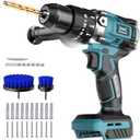 DIYtoolifz Cordless Power Drill Compatible with Makita 18v Battery: 3 Modes Electric Power Drill Kit Tool,1/2 Inch Keyless Chuck Cordless Impact Drills Set,Variable Speed for Home,Garden(No Battery)
