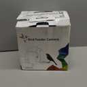 Bird Feeder with Camera 2K HD AI Smart Identify BirdSpecies Solar Panel Outdoors Birdhouse with Cam, Instant Arrival Alerts, Capture BirdVideo, Gifts for Mom Dad (Blue)