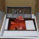 YINMIT Mail Organizer Countertop with 3 Compartments and Drawer, Mail Holder Sorter for Desk, Mail Organizer Wall Mounted, Countertop Desk Office Accessories Organizer for File Paper Folder (Brown - Style A)