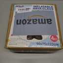 Mimi Funn 4FT Christmas Inflatable Santa Claus Raises his Hand, Blow up Lighted Santa Claus Yard Decoration Suitable for Christmas Indoor Outdoor Xmas Yard Party Holiday Garden Decor