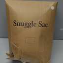Snuggle Sac Buttery Ivory Throw Blanket for Couch, Reversible Super Soft Knitted Blankets, Warm Cozy Knit Fuzzy Plush Lightweight Throws Dupes for Sofa, Bed, Picnic, Ivory, 50 x 60 inches