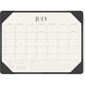 Jotsome Desk Calendar 2026-2027 with Desktop Mat, Desk Pad Calendar From Now to June 2027 14x10.5 inch, Desk Blotter Calendar for Home Office and School, Easy Planning, Gift for the Holidays, Black, 14" x 11"