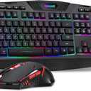 Redragon S101 Gaming Keyboard, M601 Mouse, RGB Backlit Gaming Keyboard, Programmable Backlit Mouse, Value Combo Set [New Version] (Black)