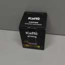 Kaffe Glass Coffee Canister (8oz) w/Airtight Lid  Click to Release Seal  BPA Free Glass & Stainless Steel  Elegant Kitchen Storage Container for Coffee, Nuts, Rice, Flour, Sugar, Tea, Cereal