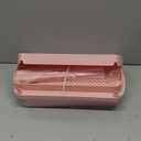 Ukeetap 2 Pack Multi-Purpose Pull-Out Storage Organizers, Under Sink & Cabinet Organizers, 12.8 Inch Pink