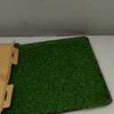 LOOBANI Dog Grass Pad with Tray - Dog Litter Box - Indoor Potty for Apartment and Patio Training - with 2 Packs Grass Pee Pads for Replacement, 16×20 Inch