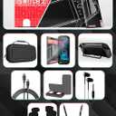 Orzly Switch 2 Accessories Bundle Carry Case & Screen Protector for Nintendo Switch 2 (2025) Console, TravelCase, Screen Protection, Grip Case, USB-C Cable, Games Holder, Headphones, Thumbgrips