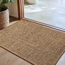 Color&Geometry Handwoven Jute Entry Rug - Natural Textured Front Door Mat 32"x48", Non-Slip Durable & Eco-Friendly Doormat for High-Traffic Entrance, Rustic Farmhouse Welcome Mat, Sisal Brown