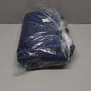 RYB HOME Velvet Curtains 108 inches - Blackout Curtains for Living Room,Thermal Insulated Noise Reducing Panel Soft Vertical Sense Window Decor for Cottage Farmhouse, Navy Blue, W52 x L108, 2 Panels