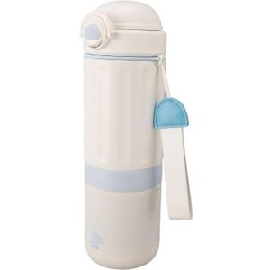 Electric Kettle Small, Double Layer Design, 13500mah battery, 304 Stainless Steel, 500ml, Portable Bottle Warmer for Mixing Formula, Travel Water Heater