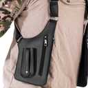 Premium Leather Shoulder Bag Adjustable Armor Hidden Underarm Unisex | Anti Pickpockets Accessories Strap Wallet,
